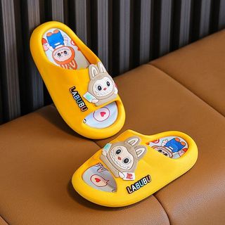 Dép cho bé Labubu - dép đi trong nhà chống trượt mềm nhẹ hoạt hình dễ thương mùa hè