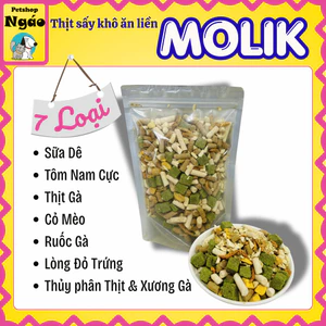 Hỗn Hợp Thịt Tươi Sấy Khô Cho Chó Mèo LISHI / TAOTAO / DongPet