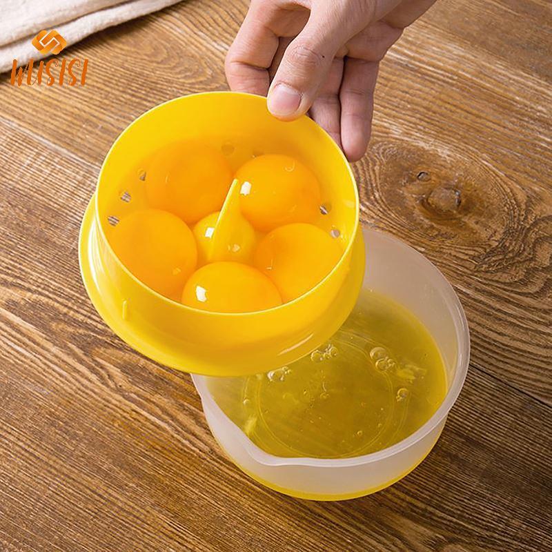 WUSISI dụng cụ tách lòng đỏ trứng, bát lọc lòng trắng trứng, dụng cụ làm bánh nhà bếp