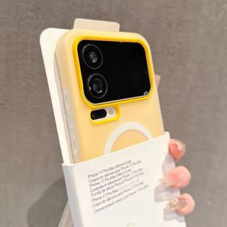 Thích hợp cho ốp điện thoại Redmi Xiaomi 17Ultra có họa tiết da mờ, sạc không dây bán trong suốt, ốp bảo vệ Redmi K90ProMax, cứng
