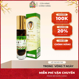 Dầu Lăn 22 Vị Thảo Dược 8ml Herbal Liquid Balm Yatim Brand Thái Lan