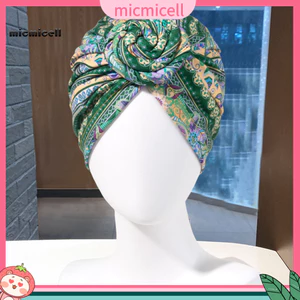 Mũ Turban Xoắn Retro Co Dãn Siêu Mềm, Thoáng Khí Phù Hợp Mọi Lúc