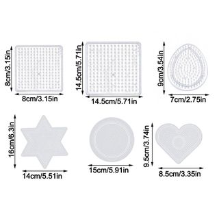 PICESTADIO Cầu Chì Hạt Pegboards, Chất Lượng Cao Chịu Nhiệt 5 Mm Bảng Đậu, Sáng Tạo Handmade Hama Hạt Dụng Cụ Hạt Nhựa Ban Thủ Công Thủ Công