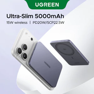 Sạc dự phòng UGREEN 15W 5000mAh USB-C 20W powerbank Tương thích với iPhone 17 Series