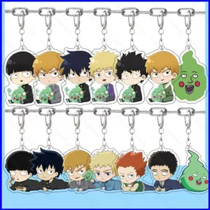 SQ3 Mob Psycho 100 Móc Khóa Anime Móc Khóa Acrylic Dễ Thương Túi Mặt Dây Chuyền Hoạt Hình Kageyama Shigeo Ekubo Móc Chìa Khóa Quà Tặng QS3