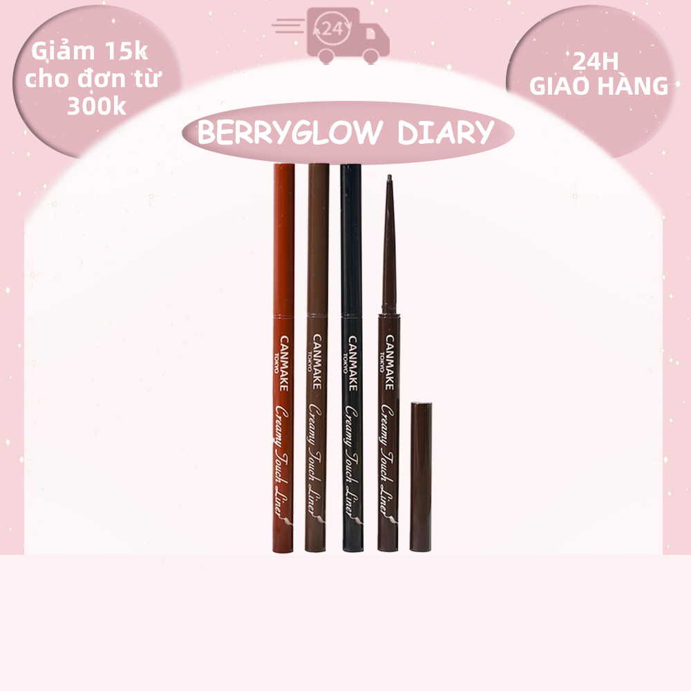 Canmake Creamy Touch Liner chính hãng – Kẻ mắt gel, chống nước, lâu trôi, dễ dùng