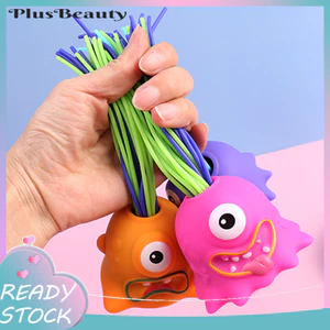 < Pluscloth > Đồ chơi ma quỷ kéo tóc với 6 âm thanh – Giảm căng thẳng Lo âu Fidget Tóc đầy màu sắc Đồ chơi ma quỷ trêu chọc bữa tiệc hoàn hảo ủng hộ cho trẻ em Người lớn Trẻ em Kéo tóc T