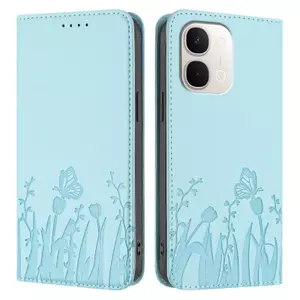 Ốp Lưng Cho Vivo Y31d Y51 Pro Tulip Bướm Thiết Kế Thẻ Da Solots TPU Mềm Chống Rơi Vỏ Điện Thoại