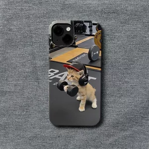 Ốp Điện Thoại Phòng Tập Gym QYJS Thích Hợp Cho IPhone 16 15 14 13 ProMax 12 PRO 11 7 8 PLUS 17 AIR XR XSMAX Phim Cứng Mỹ Châu Âu Phong Cách Mỹ Mỹ