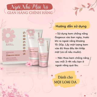 SET Kem Chống Nắng Múi Xù nâng tone, trắng da phiên bản đặc biệt [ sét gồm 2 tuýt 100g +50g] 77@