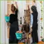 Trick or Treat Bucket Goody Light up Xô cho trẻ em Halloween Có thể gập lại Túi Tote lưu trữ nỉ cho đồ chơi Goodies gelhvn