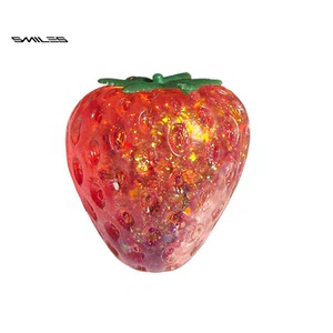 Nụ cười| Đồ chơi giảm căng thẳng dâu tây Đồ chơi dâu tây mềm Long lanh Đồ chơi bóp dâu tây – Giảm căng thẳng chậm Fidget Ball Công cụ giải nén chống lo âu Mềm mại cho trẻ em