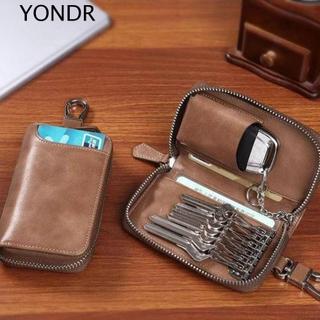 Túi đựng chìa khóa YONDR, Ví chìa khóa ô tô di động cổ điển, Túi đựng chìa khóa thời trang bằng da PU dung tích lớn đa chức năng Sử dụng kinh doanh