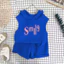 Trẻ em Áo Hoodie không tay Trang phục Vest Bộ quần short nhẹ mùa hè thường ngày Bộ đồ mặc hàng ngày hai mảnh