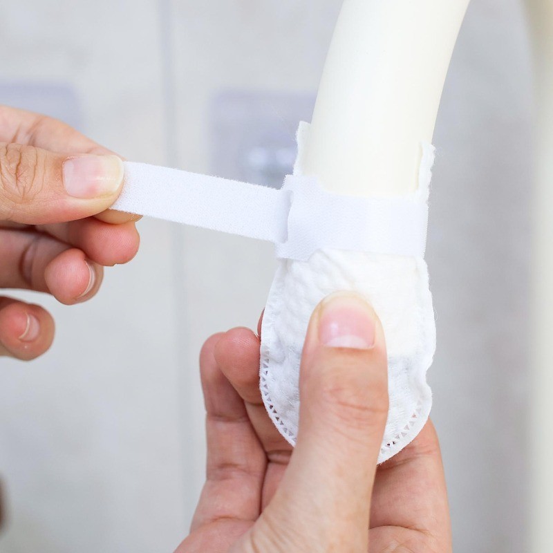 30 Chiếc Vòi Nước Di Động Chống Bắn Tạp Chất Rỉ Sét Túi Lọc Có Dây Buộc- Nhà Bếp Dày Vòi Phòng Tắm Túi Lọc
