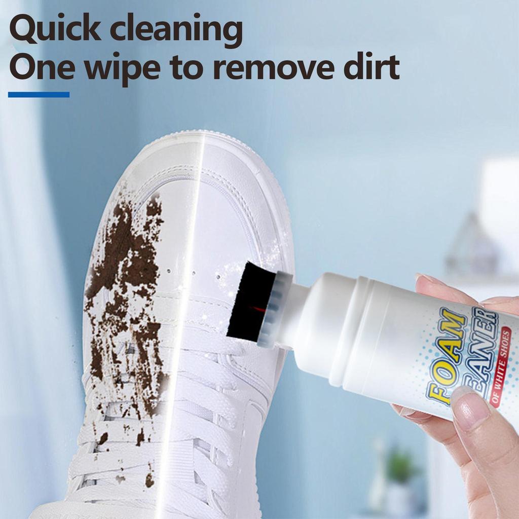 Giày Sneaker Cleaner Tennis Shoe Cleaner Có Đầu Bàn Chải Trắng Giày Cleaner Hiệu Quả Sneaker Cleaning Kit Cho Da