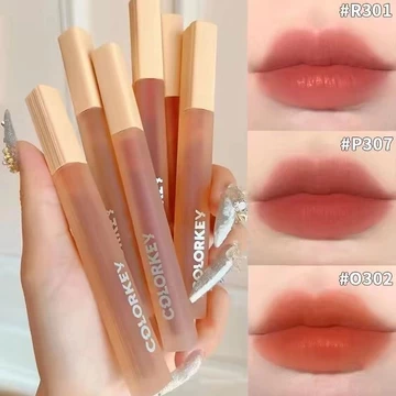 Colorkey Kolaqi Soft Mist Watery Lip Gloss 307 Son Bóng Kem Nữ Son Môi 605 Nhung Matte Sản Phẩm Chính Hãng
