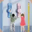 CHEESELY Touch Hiện vật cao cấp, Đồ chơi trò chơi cảm ứng chiều cao cho bé trai Bộ đếm cảm ứng nhảy cao, Huấn luyện viên nhảy có thể điều chỉnh sáng tạo Trẻ em Nhảy cao Huấn luyện viên tập thể dục cho trẻ em