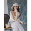 Mũ nữ organza keo màu ánh sáng, chống tia cực tím và nắng
