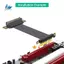 Cáp nối dài PCI-E PCI Express 4.0 4X (Hướng 90 độ dọc kép)