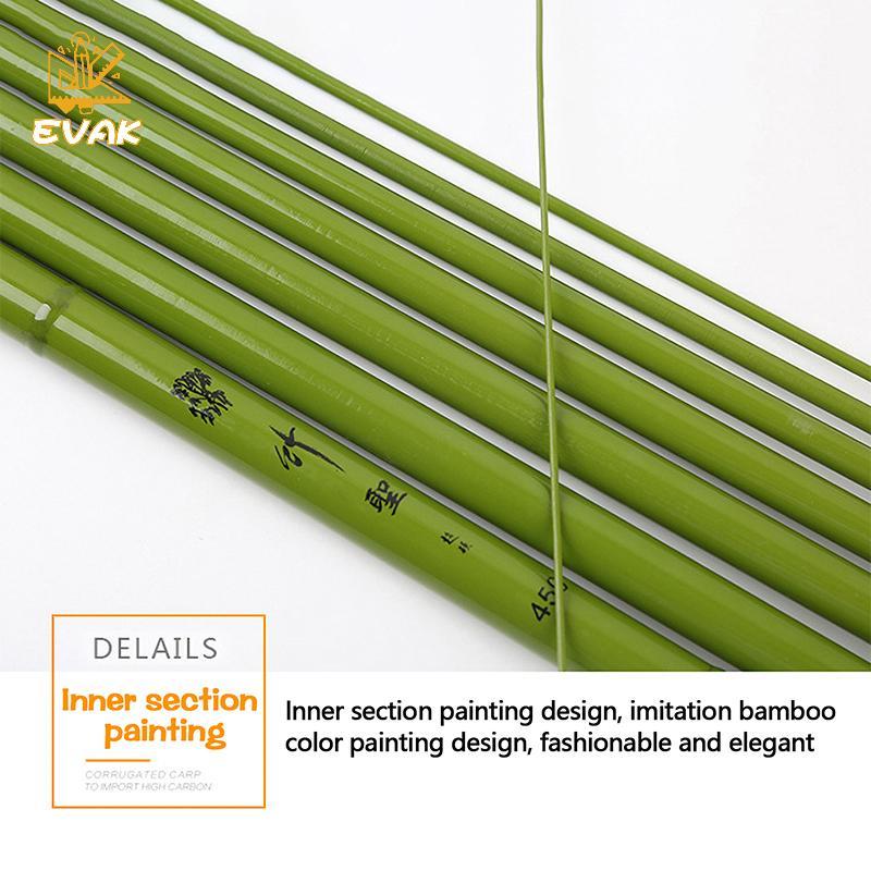 Cần câu carbon AlittleSetrtu siêu nhẹ và siêu cứng, kích thước từ 2.7m đến 6.3m, độ bền từ 6H đến 10H - Việt Nam