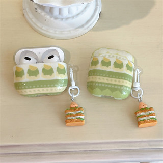 Bánh Matcha cho Airpods4 AirPods 1 / 2 3 Pro Pro Pro2 pro3 Bộ tai nghe Bluetooth không dây Vỏ bảo vệ tai nghe AirPods Pro i3 i4 pro3