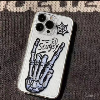 Ốp Điện Thoại Thích Hợp Cho iPhone Skull Hand Thích Hợp Cho iPhone17161514Ốp Điện Thoại Promax 13 / 12 / XS / XR / 7P11 Vỏ Bảo Vệ 8plus Trong Suốt S9RP