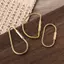 Móc Khóa Carabiner Đồng Hình Chữ D Có Vít và Vòng Chìa Khóa