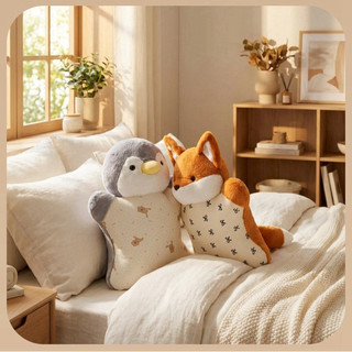 PLUS Dễ thương và có thể bóp được Sở thú Túi đậu giảm căng thẳng Búp bê Đồ chơi sang trọng để thoải mái Đồng hành khi ngủ và làm gối cho quà tặng Giáng sinh hoặc sinh nhật