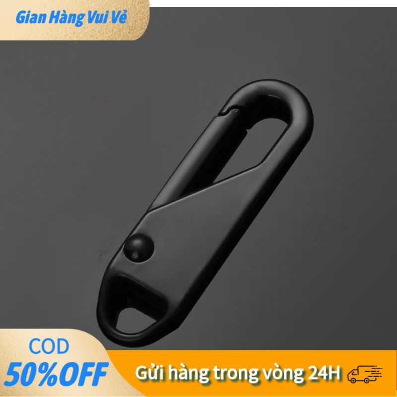 【24H】Bộ sưu tập 20 móc kéo kim loại thay thế thiết kế đơn giản màu trơn phù hợp cho việc sửa chữa khóa kéo tại nhà dễ dà