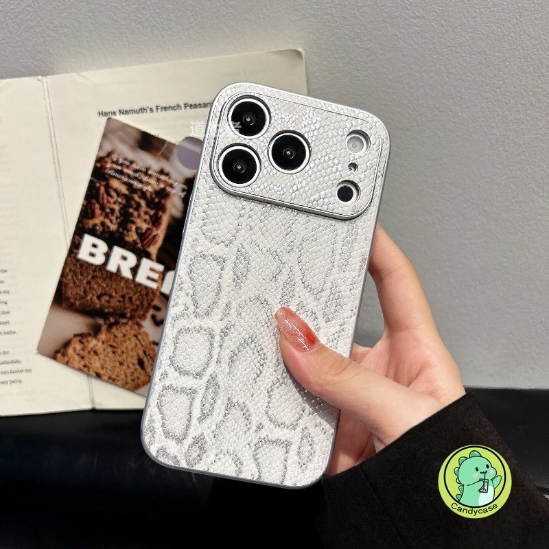 Ốp Điện Thoại Da Rắn PU Sang Trọng Cho Redmi Note 15 14 13 Pro Plus SE K90 Pro Max K80 K70 K60 Pro 5G 4G Vỏ Mềm Thoáng Mát Dễ Thương
