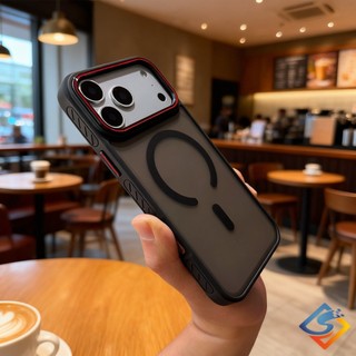 Ốp Điện Thoại Từ Tính Chống Trơn Trượt Mới Cho IPhone 17 Pro Max 12 13 14 15 16 Pro Max Vỏ Cứng Siêu Mỏng Chống Sốc