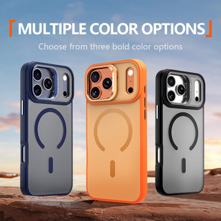 Ốp lưng từ tính Lereach cho iPhone 17 Pro Max 17 Pro Acrylic + TPU Vỏ điện thoại Vỏ màu sáng chống sốc toàn diện