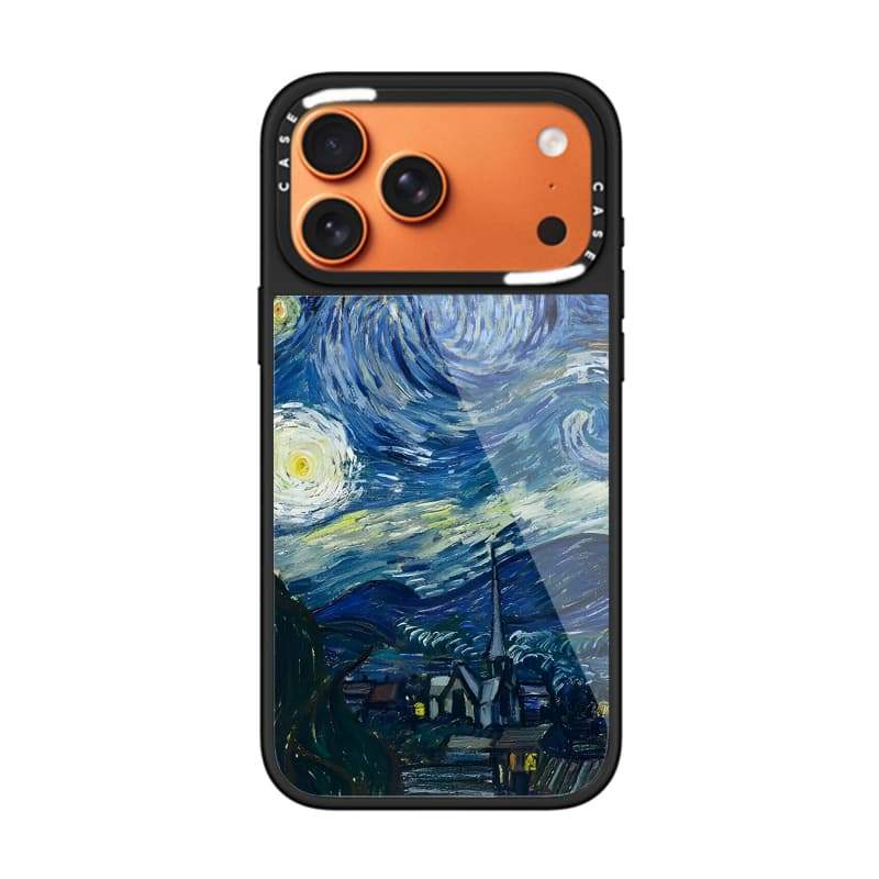 CASECASE X Tranh Sơn Dầu Đồng quê Vỏ Kính Hút Từ Tính Chống Trầy Xước Cho IPhone 17 Air 16 15 14 Pro Max Plus Ốp Lưng Cứng Có Hộp Khắc logo
