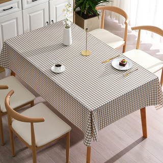 Hàng sẵn có Vận chuyển nhanh 140 * 220cm ins Phong cách Mục vụ Lưới PVC Khăn trải bàn chống thấm nước Khăn trải bàn hình chữ nhật dùng một lần Khăn trải bàn gia đình Khăn trải bàn cà phê Cảm giác cao cấp 01