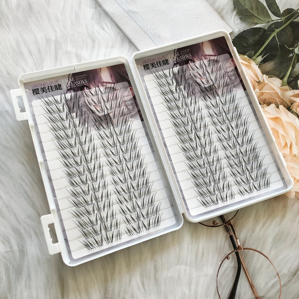 COD✨Lông mi trên Nhìn tự nhiên Nhẹ phóng to mắt để sử dụng và chụp ảnh hàng ngày