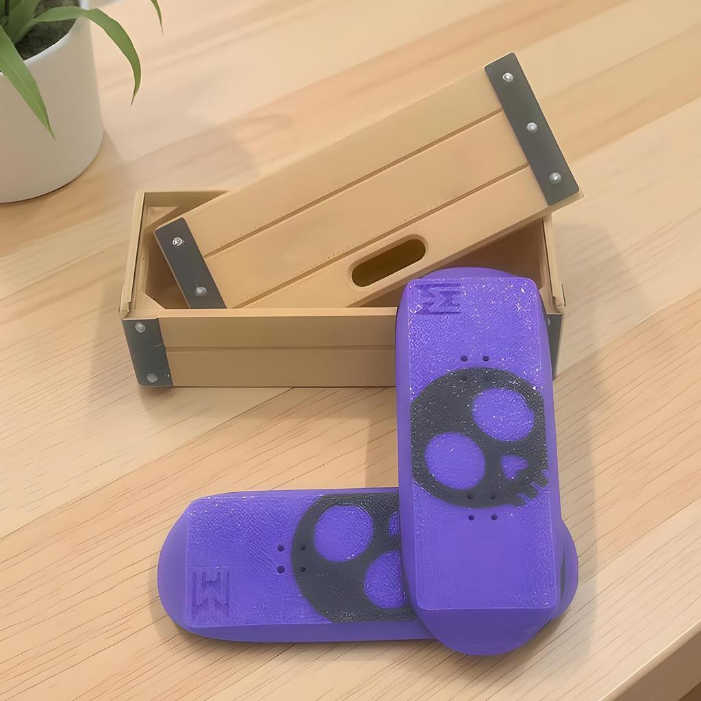 Kickflip Từ Ván Trượt Fidget Đồ Chơi 3D In Hình Đồ Chơi Lật Mini Ngón Tay Có Thùng Bảo Quản