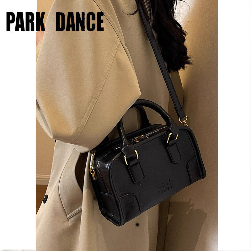 Authentic Women's Single Shoulder Bag New Model Women's Bag PARK DANCE Women's Summer Versatile Retro Fashion Single Shoulder Crossbody Bag Handheld Pillow Bag**--