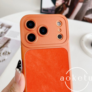 Ốp điện thoại họa tiết denim cửa sổ lớn chống trượt thích hợp cho iPhone 13 14 15 16 17 Pro Max bao gồm tất cả vỏ silicon chống rơi