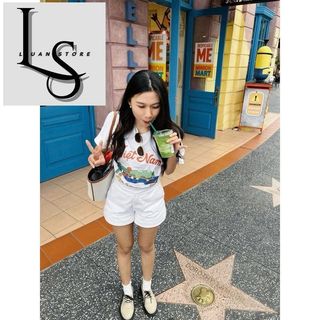 Áo Thun Hội An Du Lịch Cotton Tay Lỡ Unisex, Áo Phông Việt Nam Nam Nữ, Mùa Hè,Form Rộng Oversize