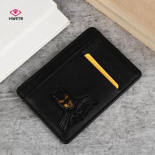 HWETR Kim Loại 3D Bát ID Ví Da Mỏng Đựng Thẻ Ví Có Siêu Mặt nạ Quà Tặng Cho Bố Con Trai Bạn Trai Chồng Kỷ Niệm Mới