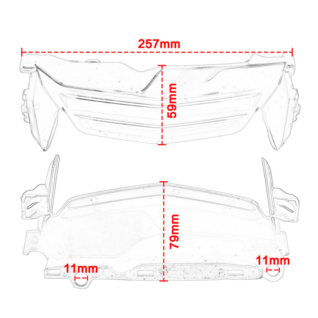 Xe Máy Trước Đèn Pha Lỗ Thông Khí Bảng Viền Đèn Pha Fairing Cowl Gắn Chân Đế Fairing Cowl Gắn Chân Đế Cho Xe BMW R1200GS R1250GS LC ADV Phiêu Lưu 2013 2014-2022 2023