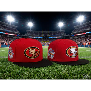 Mũ ER1A 9FIFTY San Francisco 49ers 1996 Draft Patch, chống nắng hàng ngày, phong cách hip-hop