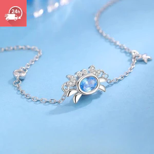 Vòng tay bạc sapphire zircon thời trang, thanh lịch - Quà tặng lý tưởng cho nàng