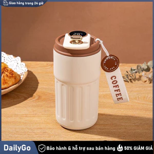 Ly giữ nhiệt inox có nhiệt kế điện tử tiện lợi Dung tích 450ml،Giữ nhiệt trên 6 tiếng،Công nghệ hiển thị thông minh