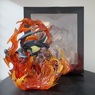 20cm Pokemon Pocket Monsters Battle Charizard Tỉ Lệ 1 / 20 PVC Hình