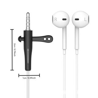 YRBWD 2 chiếc 3.5 Bảo vệ dây tai nghe, Phụ kiện silicon Bảo vệ dây tai nghe có dây, Vỏ silicon chống mài mòn đa chức năng đa năng