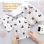 IAPPORTUNIA 10 Túi Đựng Giày, Túi Đựng Giày Chống Bụi Nơ Thỏ, Bộ Dụng Cụ Sắp Xếp Giày Chống Ẩm Hoạt Hình Có Thể Tái Sử Dụng