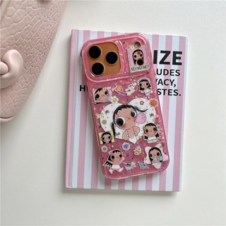 IPhone 17 Pro max Họa tiết hoạt hình bé gái Chất liệu TPU xử lý IMD Vỏ điện thoại