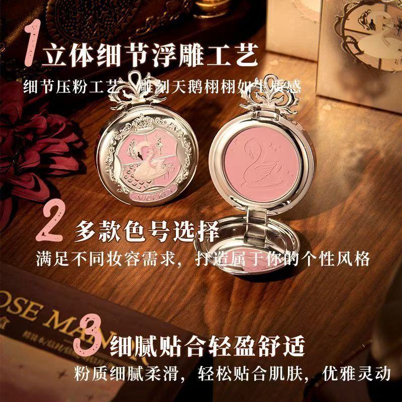 [Phấn má hồng đồng hồ bỏ túi cổ điển] phấn má hồng giảm đau